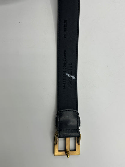 Ceinture en cuir noire Balenciaga - 90 cm