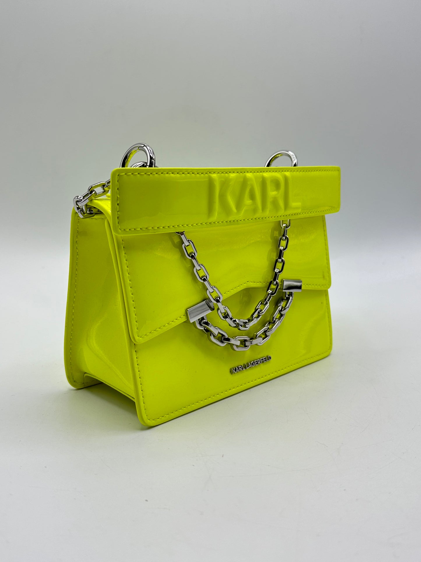 Sac jaune fluo Karl Lagarfeld