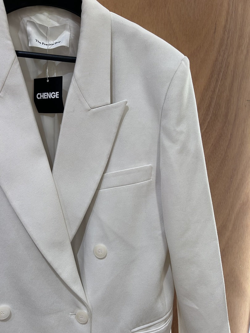 Manteau The Frankie Shop - blanc - Neuf avec étiquette