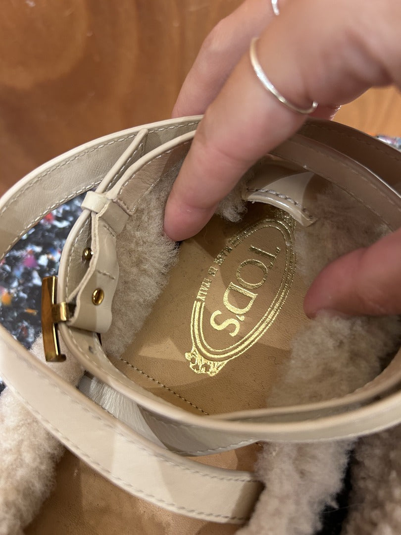 Chaussures femme Tod's beige - Crème - Neuf avec étiquette