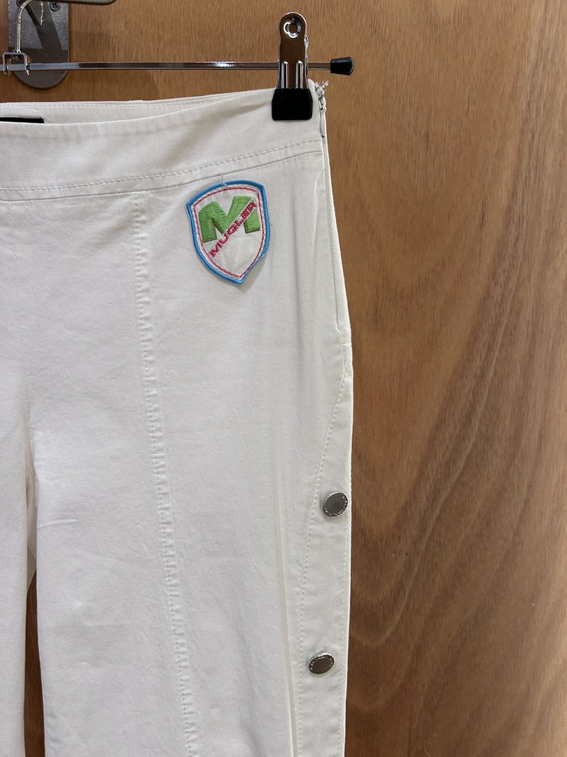 Ensemble veste et pantalon Mugler blanc - Très bon état