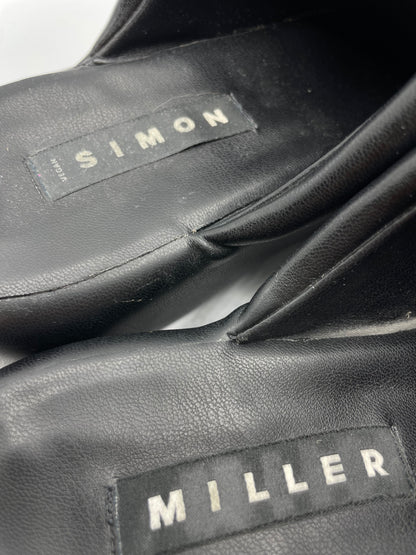 Mules noires en cuir Simon Miller - 41