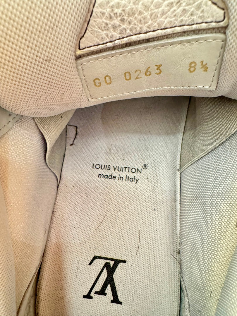 Baskets homme Louis Vuitton beige - Be
