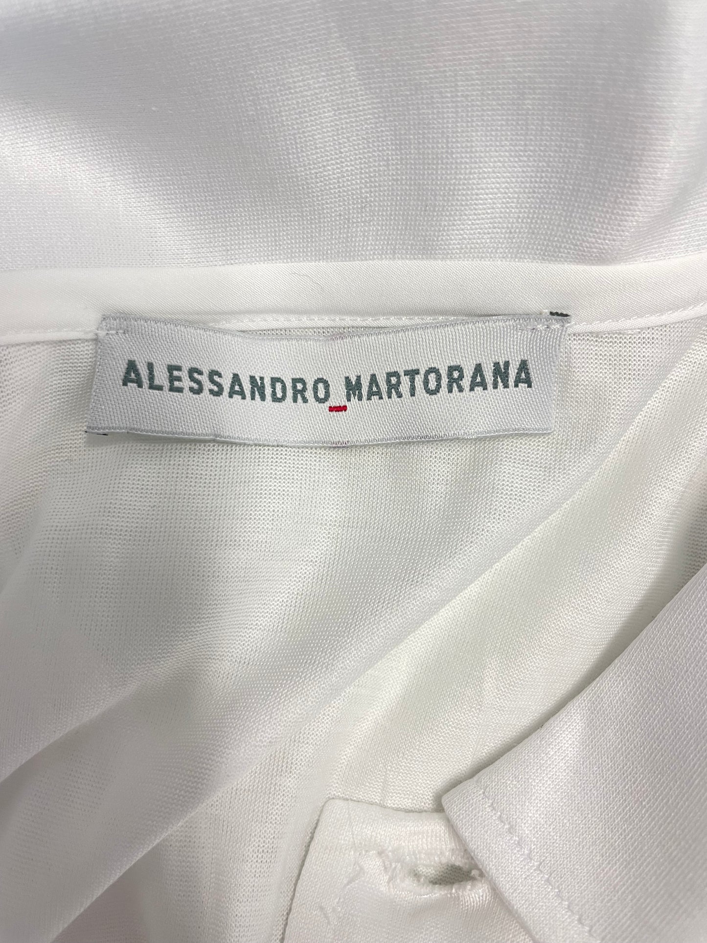 Polo blanc Alessandro Martorana - S