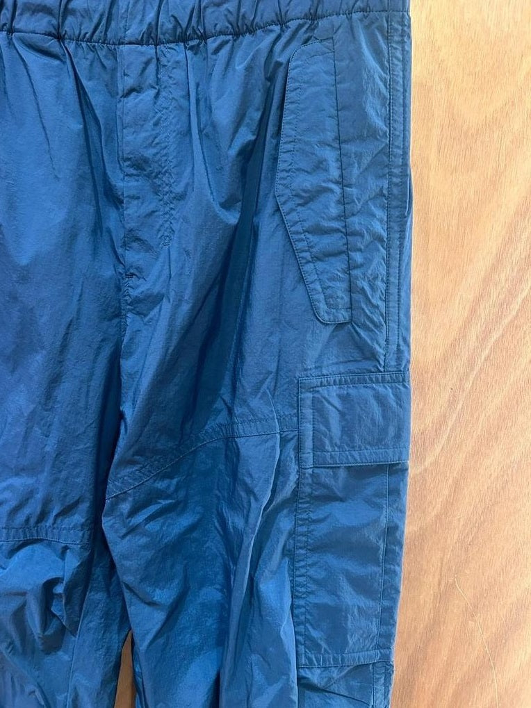 Pantalon cargo Louis Vuitton nylon bleu marine