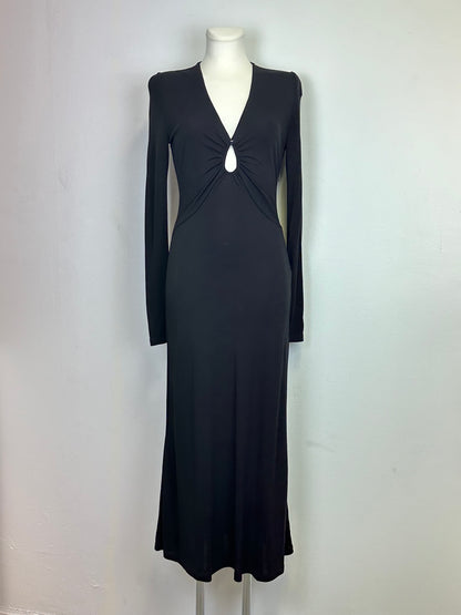 Robe longue noire Pujka - S