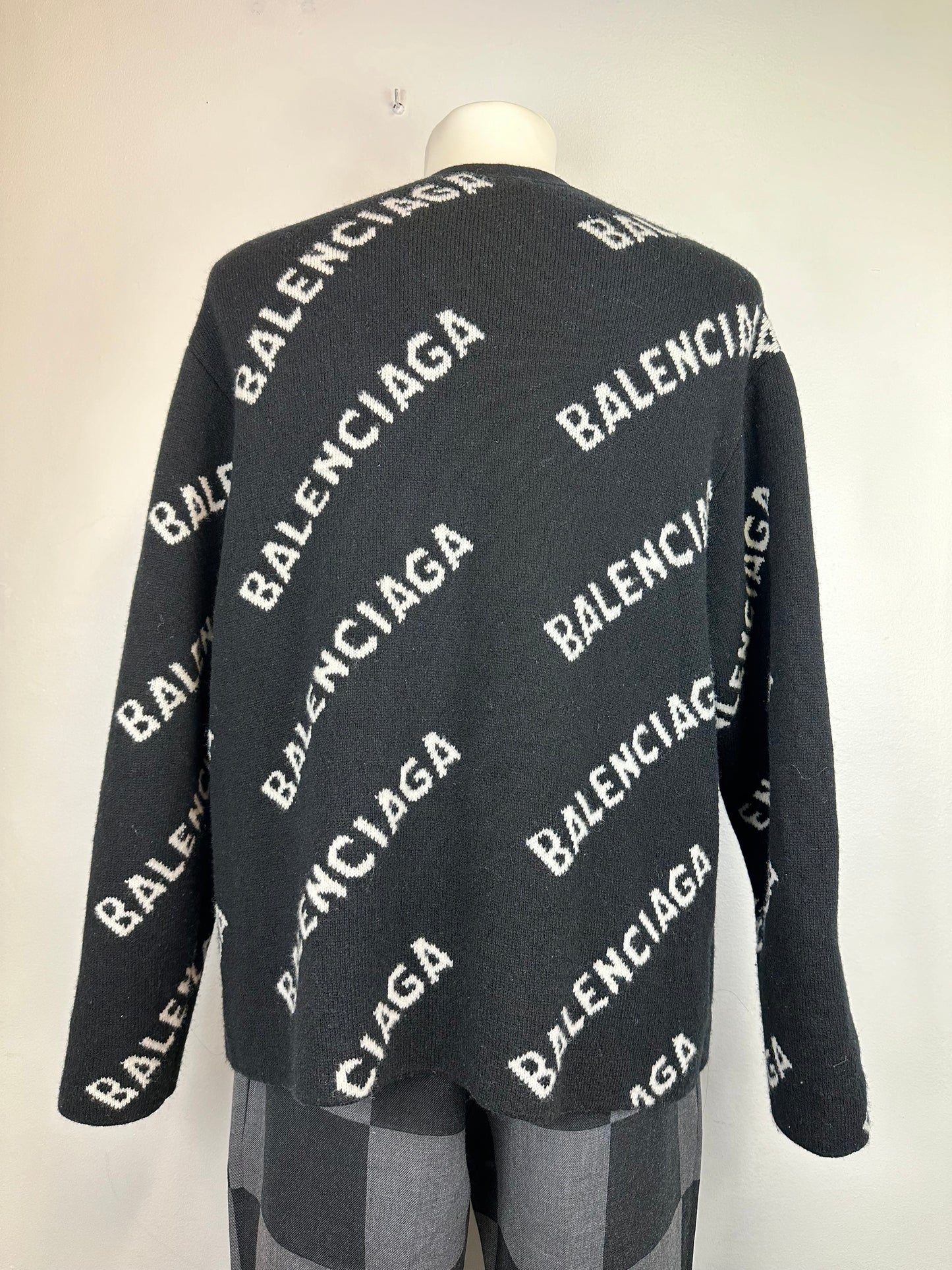 Cardigan oversize noir Balenciaga - S