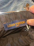 Pantalon Louis Vuitton noir technique taille 40 jogging luxe élastique sport chic