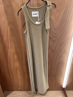 Robe longue Jil Sander+ kaki - Neuf avec étiquette