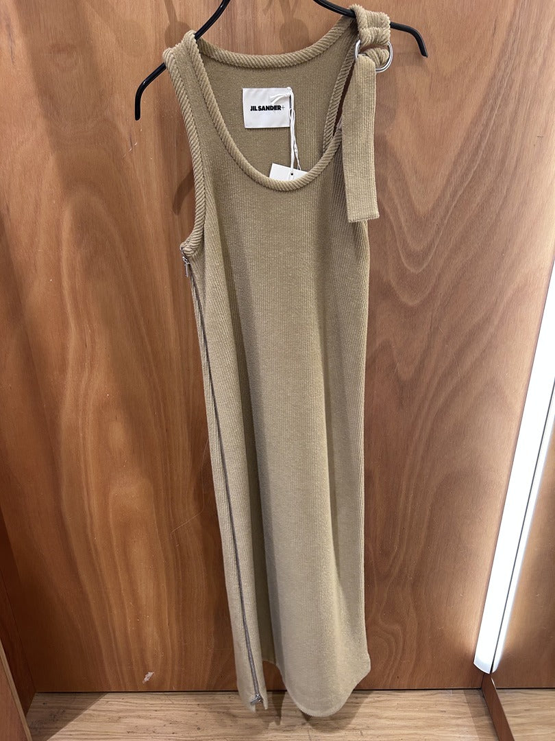 Robe longue Jil Sander+ kaki - Neuf avec étiquette