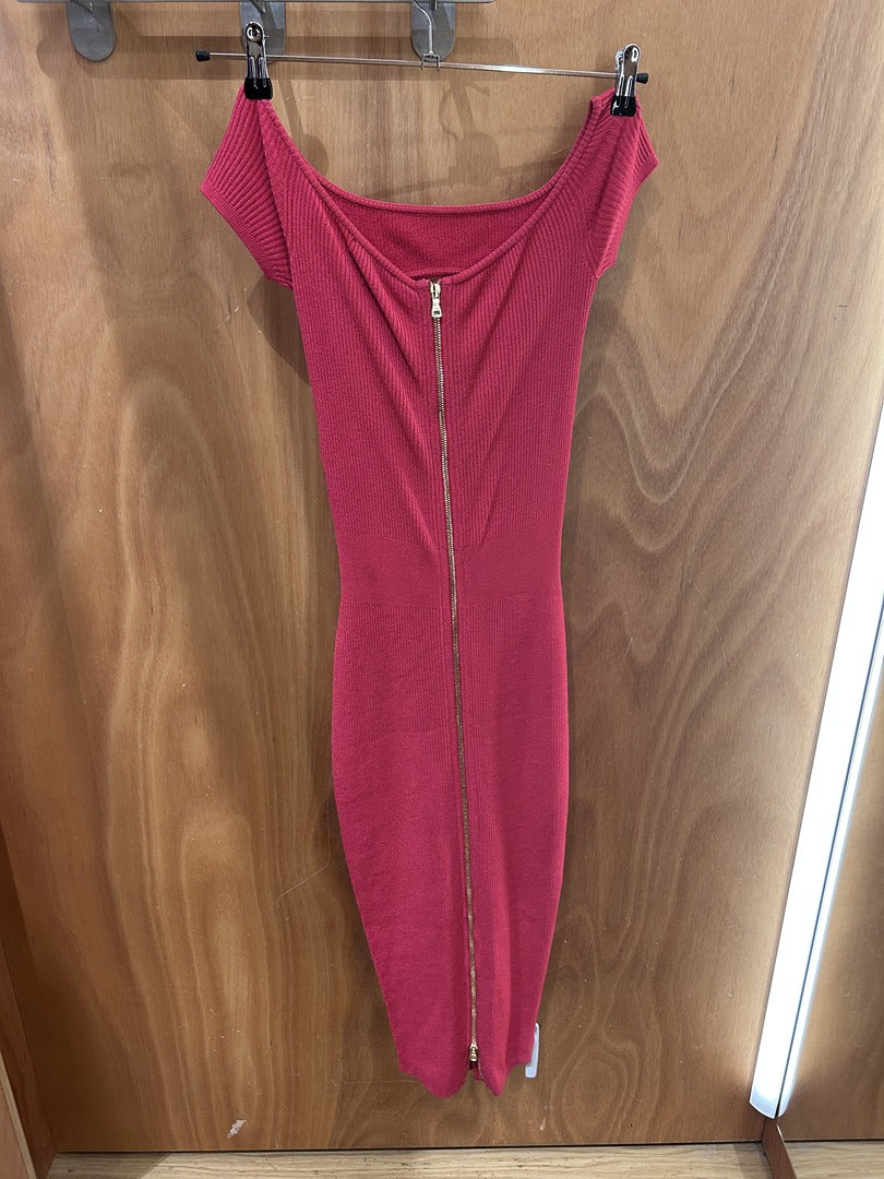 Robe midi Balmain - rose - Neuf avec étiquette