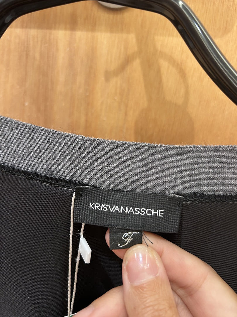 gilet femme Kris Van Assche - gris - Neuf avec étiquette