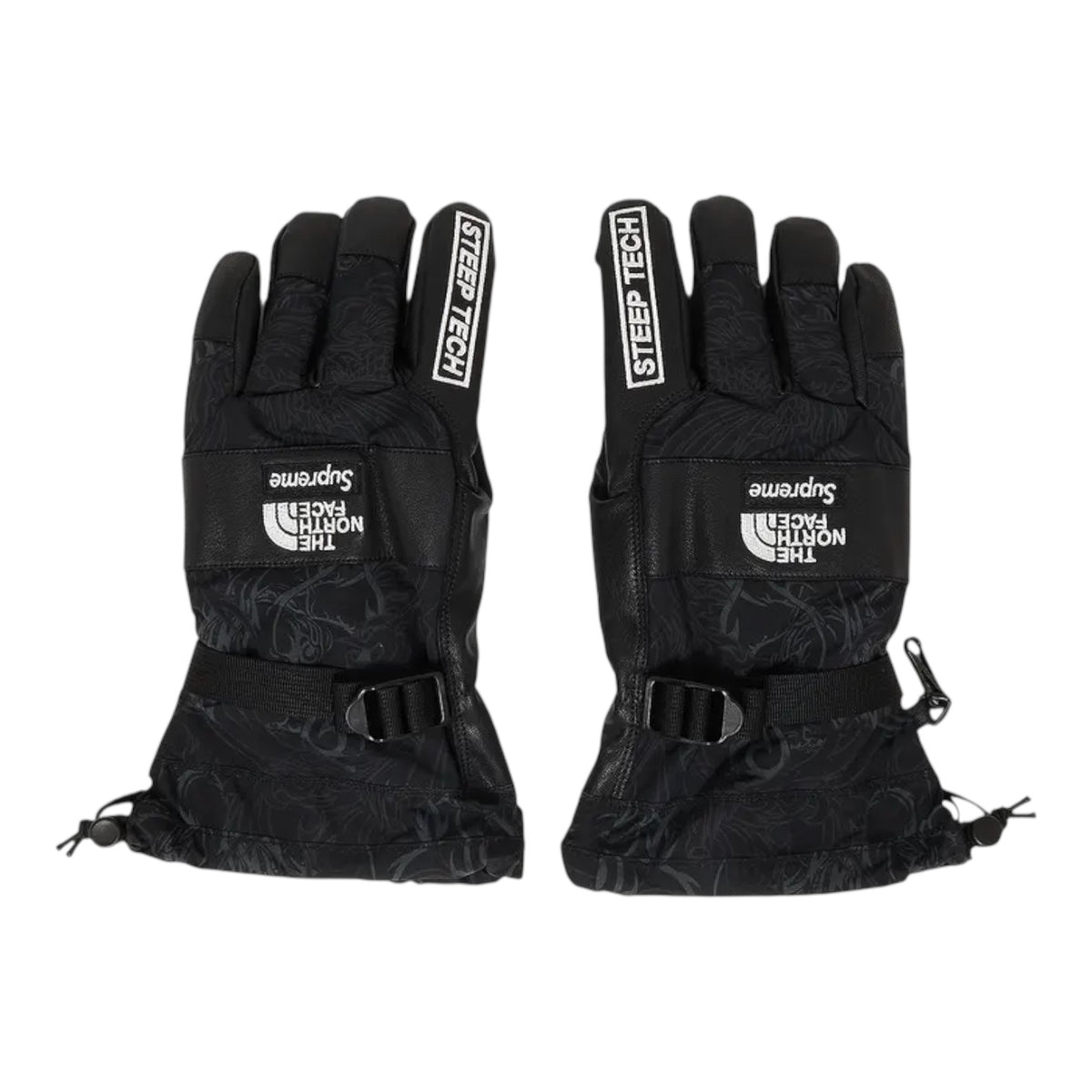 Gants Supreme x The North Face Steep Tech noirs taille M