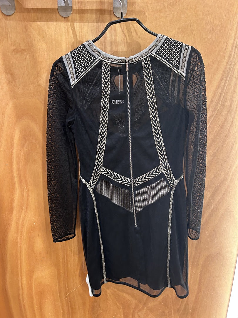 Robe courte de soirée Karen Millen - noir - Neuf avec étiquette