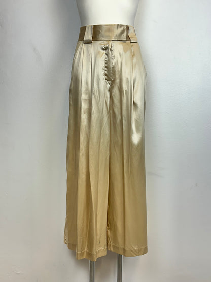 Pantalon en soie beige Lilysilk - XS