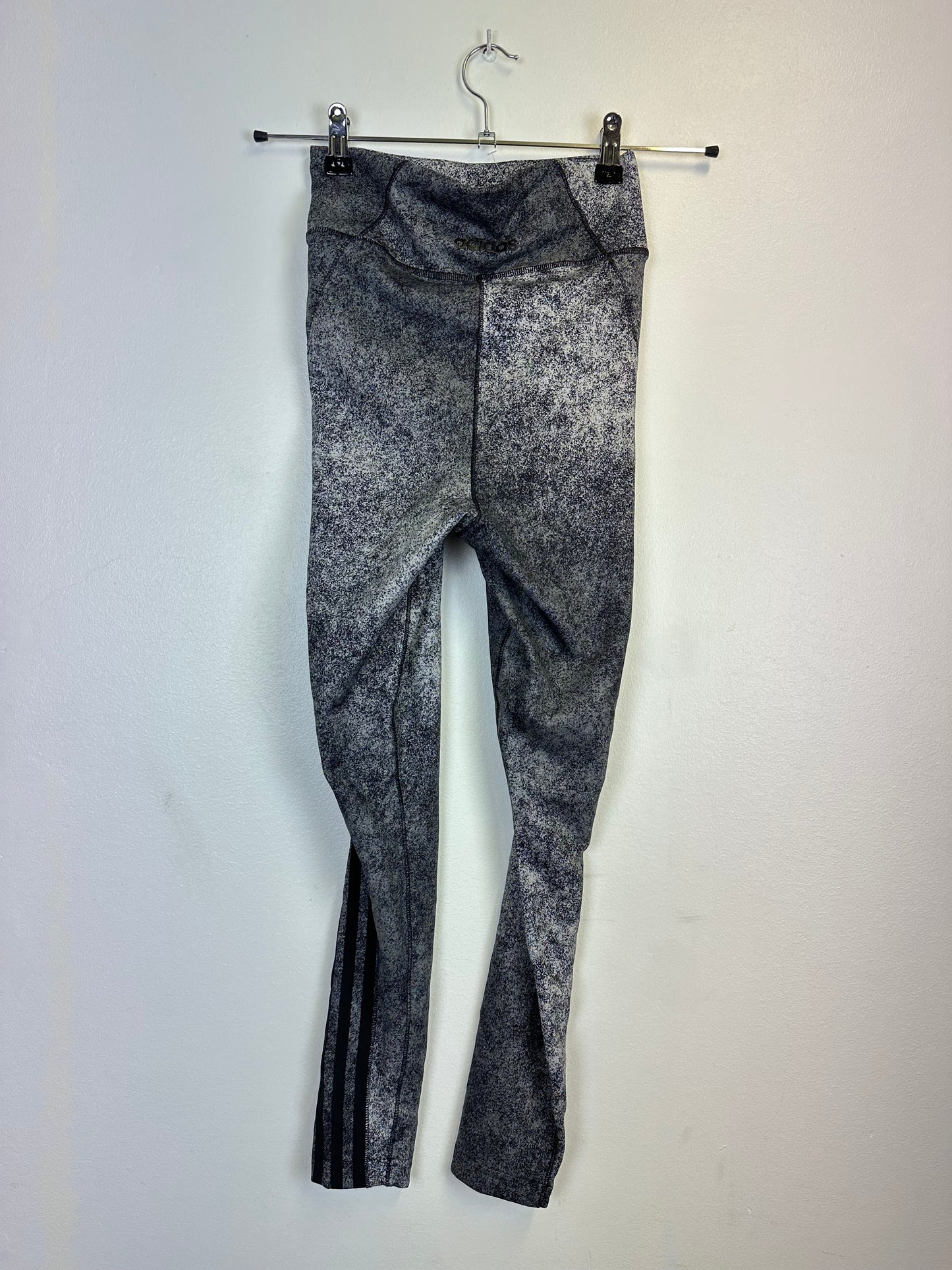 Legging noir gris Adidas - XS