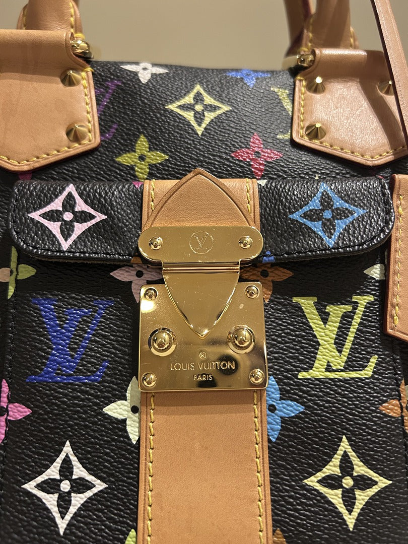 Sac à main Louis Vuitton Multicolore - noir - Très bon état