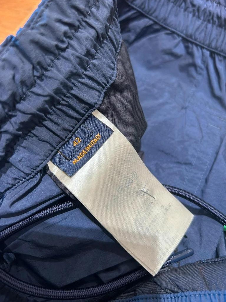 Pantalon cargo Louis Vuitton nylon bleu marine