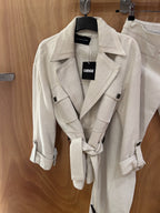 Ensemble veste et pantalon Mugler beige - Neuf avec étiquette