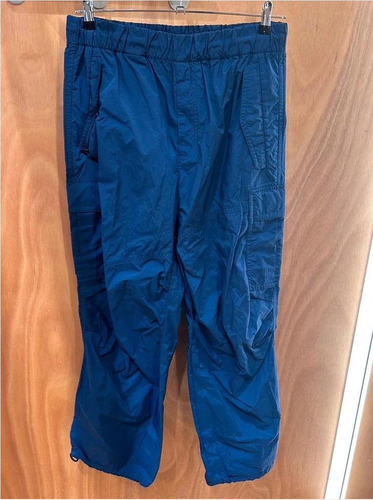 Pantalon cargo Louis Vuitton nylon bleu marine