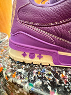 Baskets Louis Vuitton - violet - Très bon état