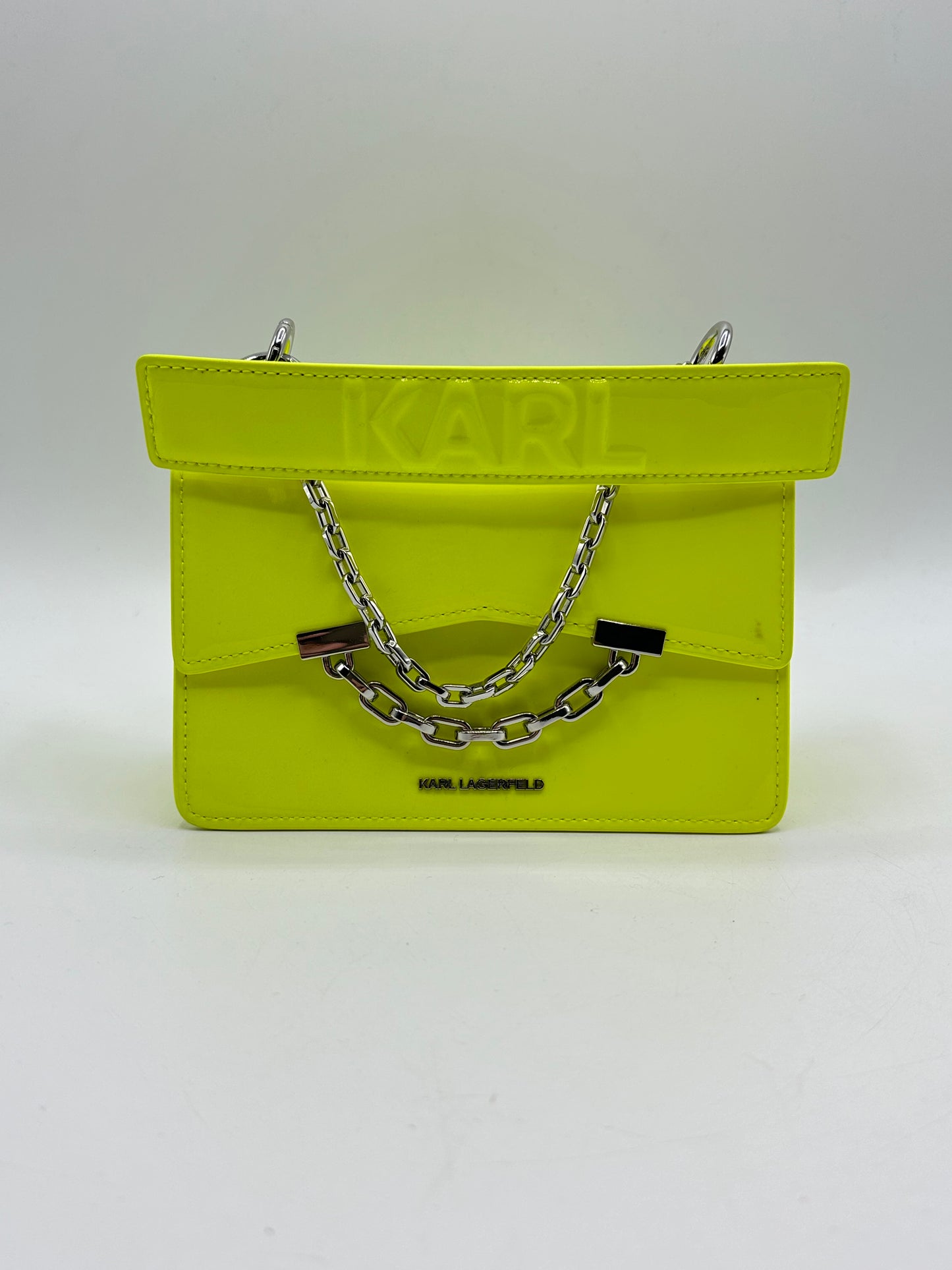 Sac jaune fluo Karl Lagarfeld