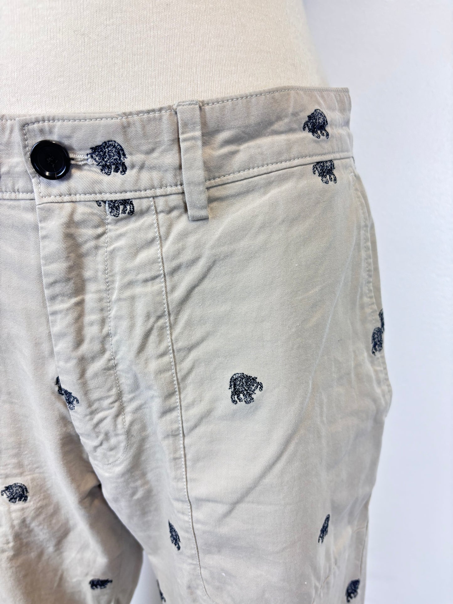 Pantalon en coton collaboration « Louis Vuitton x Chapman Brothers » par Kim Jones - M