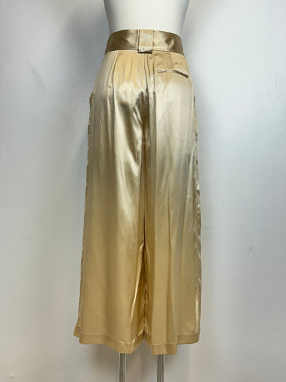 Pantalon en soie beige Lilysilk - XS