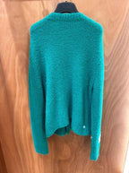 Cardigan laine vert Due Diligence