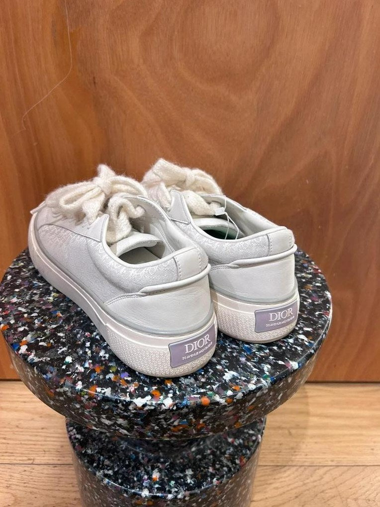 Sneakers Dior B27 toile Dior Oblique blanche taille 43