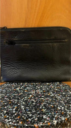 Pochette en cuir Saint Laurent