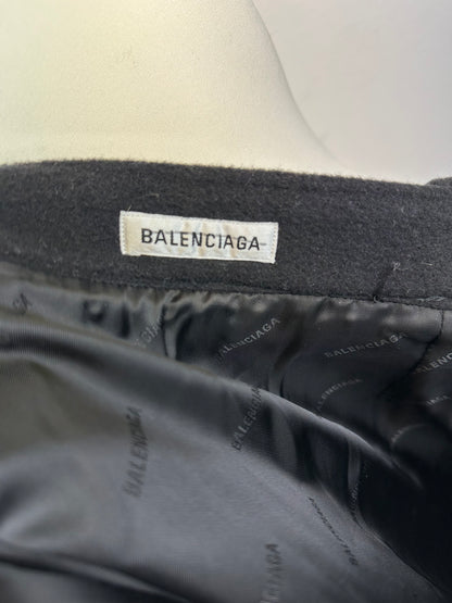 Jupe en laine noire Balenciaga - M