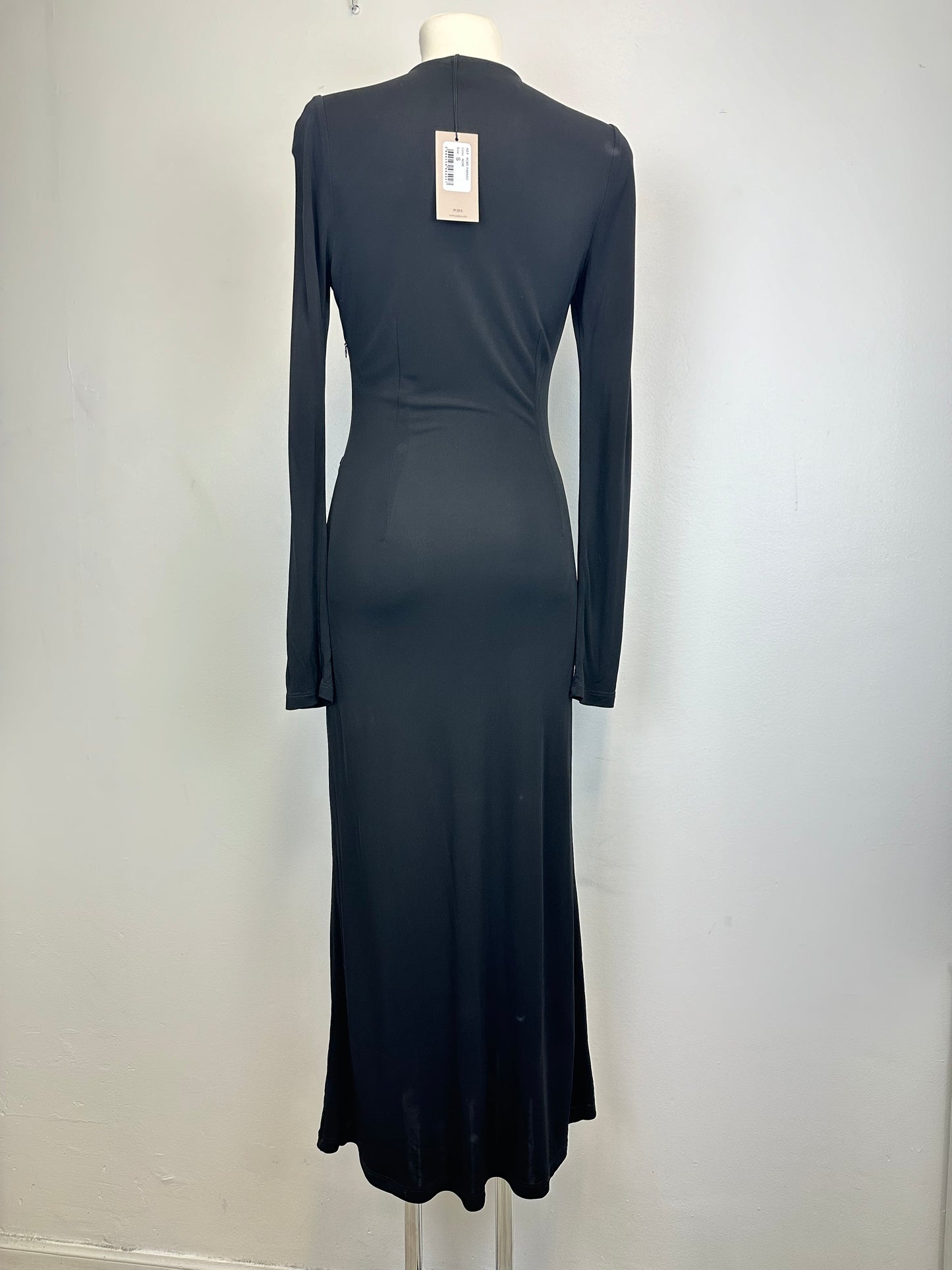 Robe longue noire Pujka - S