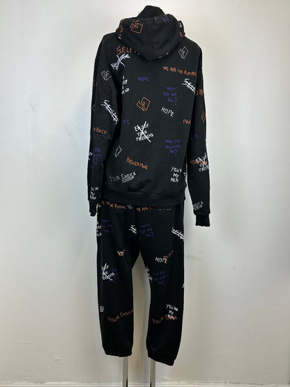 Ensemble jogging noir Selfmade - S