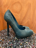 Escarpins Saint Laurent plateforme cuir T39