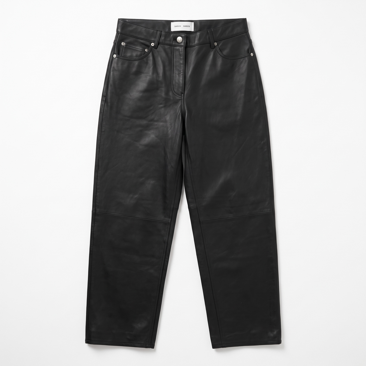 Pantalon Larusmiani noir en cuir taille 42 - Très bon état