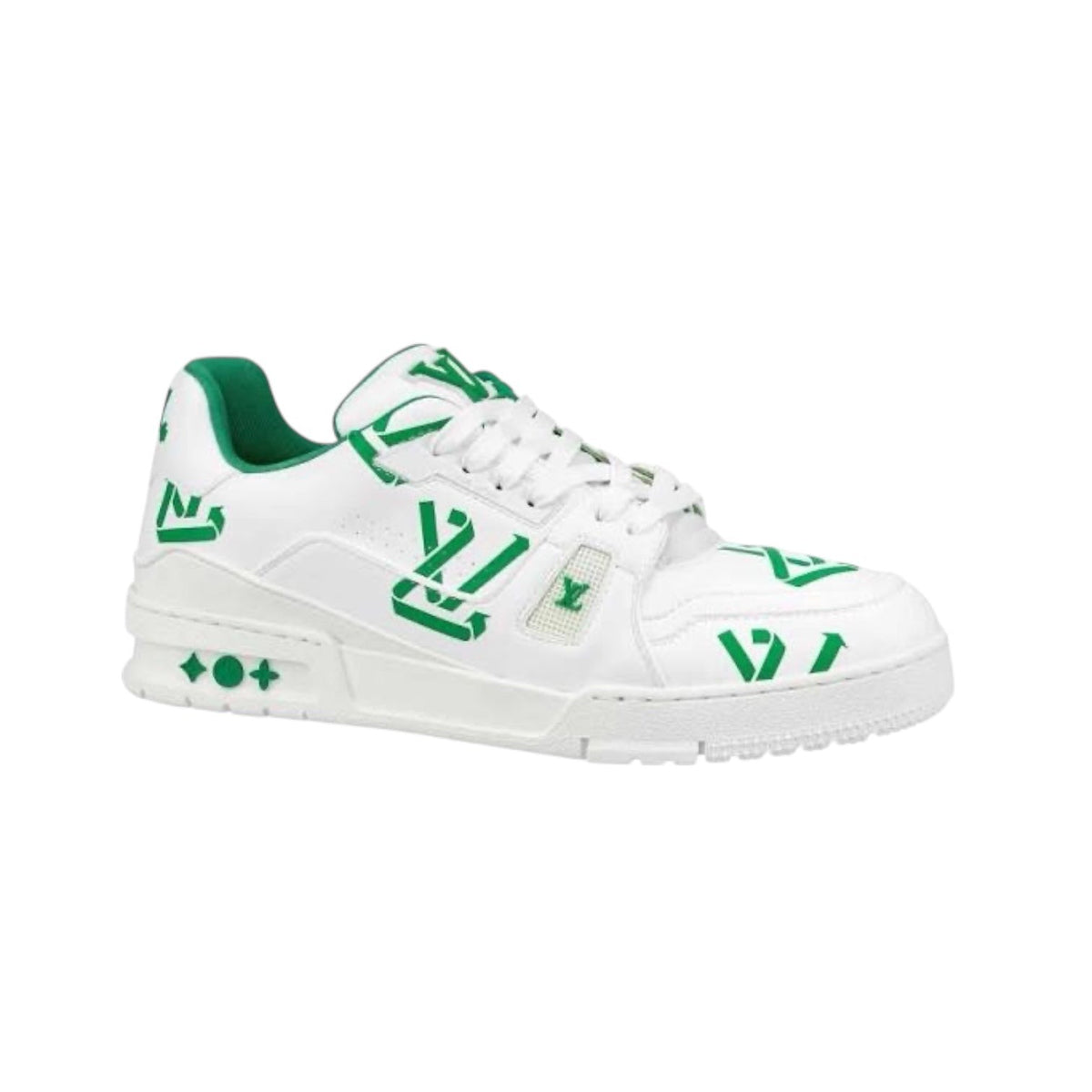 Louis Vuitton Lv Trainer sneakers blanc vert taille 42
