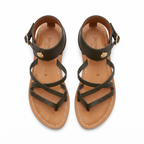 Sandales K.jacques x Longchamp kaki - Très bon état - 40