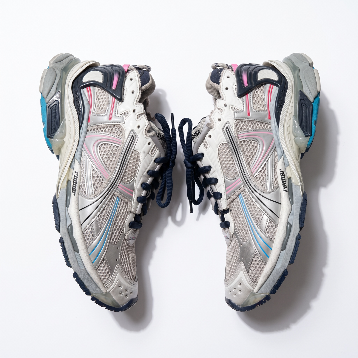 Baskets Balenciaga Runner - Gris - Très bon état 42