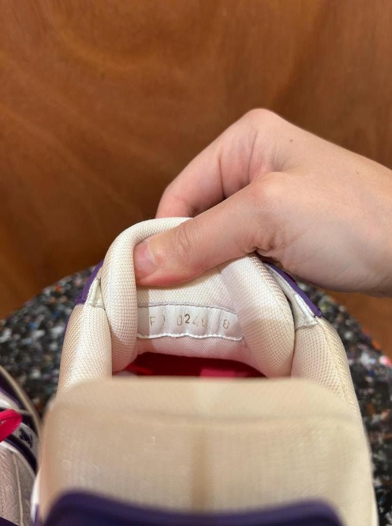 Louis Vuitton Lv Trainer sneakers blanc violet taille 42