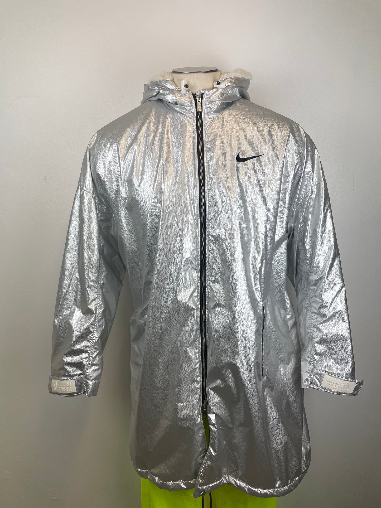 Veste longue argent Nike X Fear of God - M