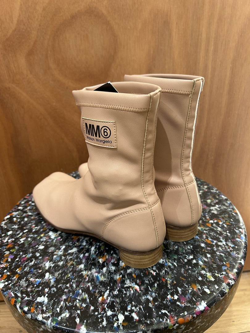 Bottines femme Mm6 Maison Margiela - beige - Très bon état 36