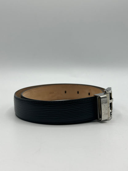 Ceinture cuir noir Louis Vuitton - 80 cm