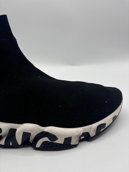 Sneakers chaussettes en maille Speed Graffiti Balenciaga - 42