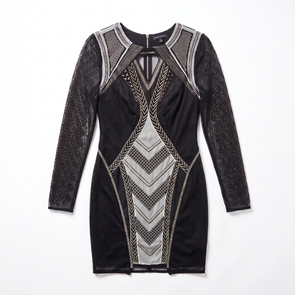 Robe courte de soirée Karen Millen - noir - Neuf avec étiquette