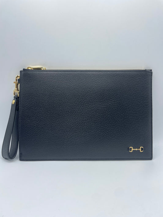 Pochette noire cuir Gucci