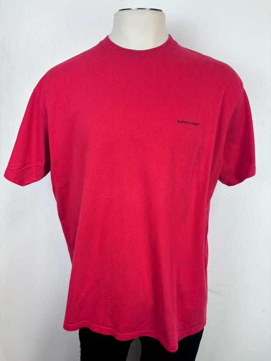 Tshirt rouge Balenciaga - M