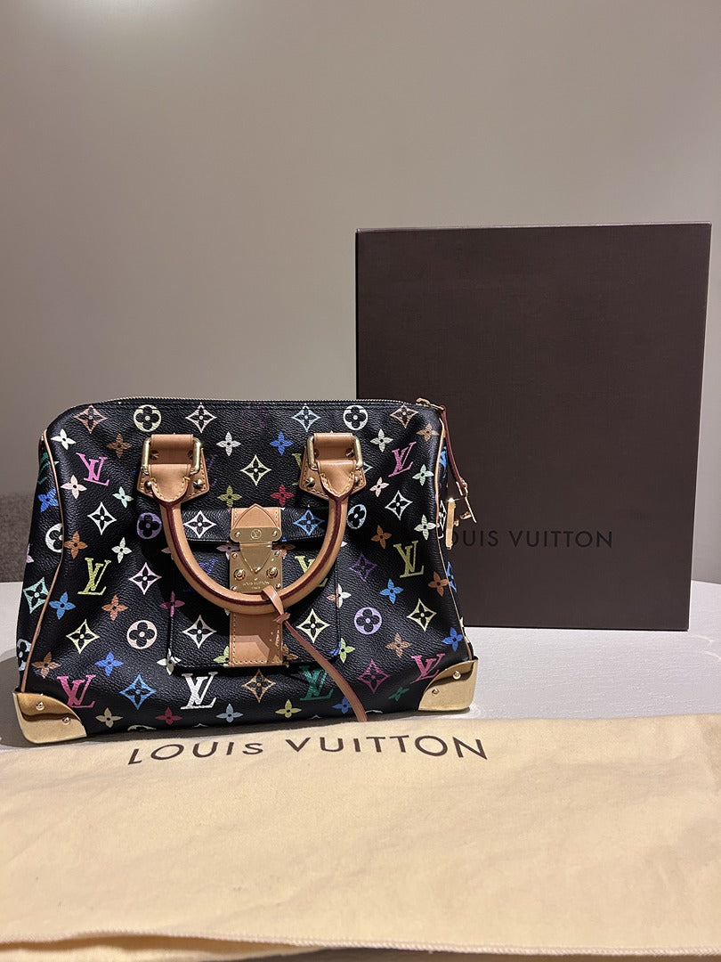 Sac à main Louis Vuitton Multicolore - noir - Très bon état