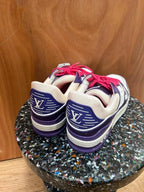 Louis Vuitton Lv Trainer sneakers blanc violet taille 42