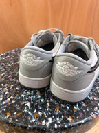 Nike x Dior Air Dior Low sneakers cuir gris et blanc édition limitée